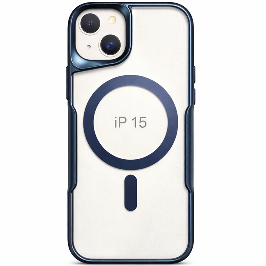 BOS Iphone 15 Case- Blue