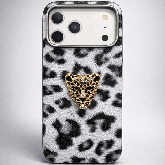 Luxe Panther Case iPhone 17 Pro Max - Snow Leopard