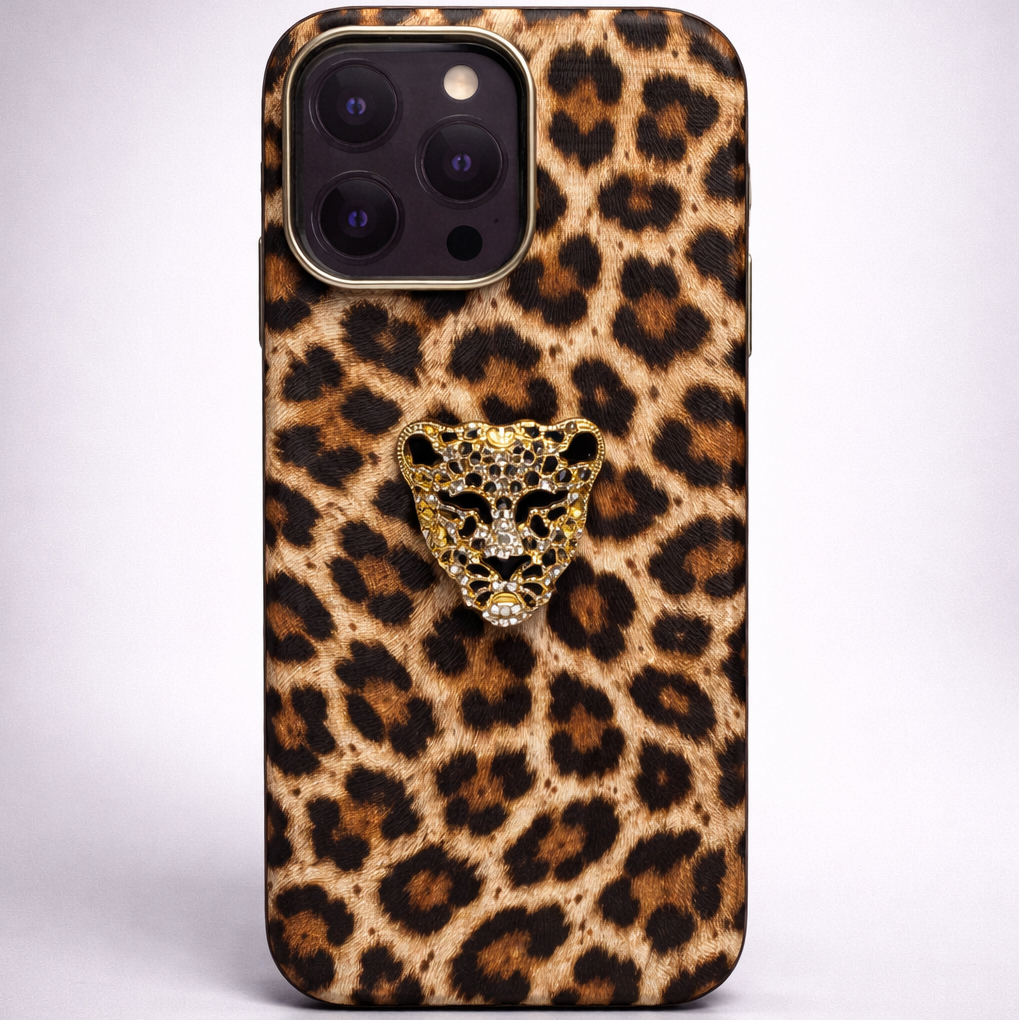Luxe Panther Case iPhone 16 Pro Max - Bold Cheetah