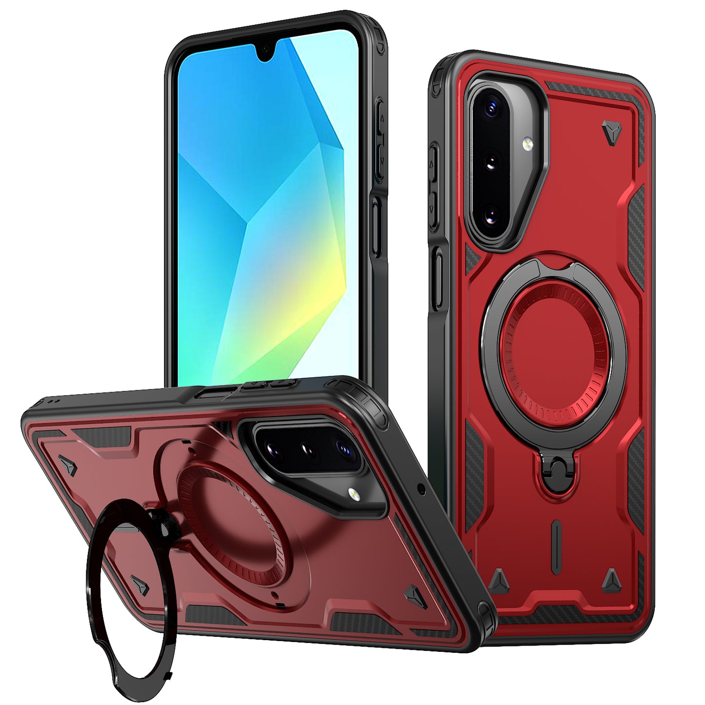 Metalic Ring Rugged Case  L02 Samsung A16/A17