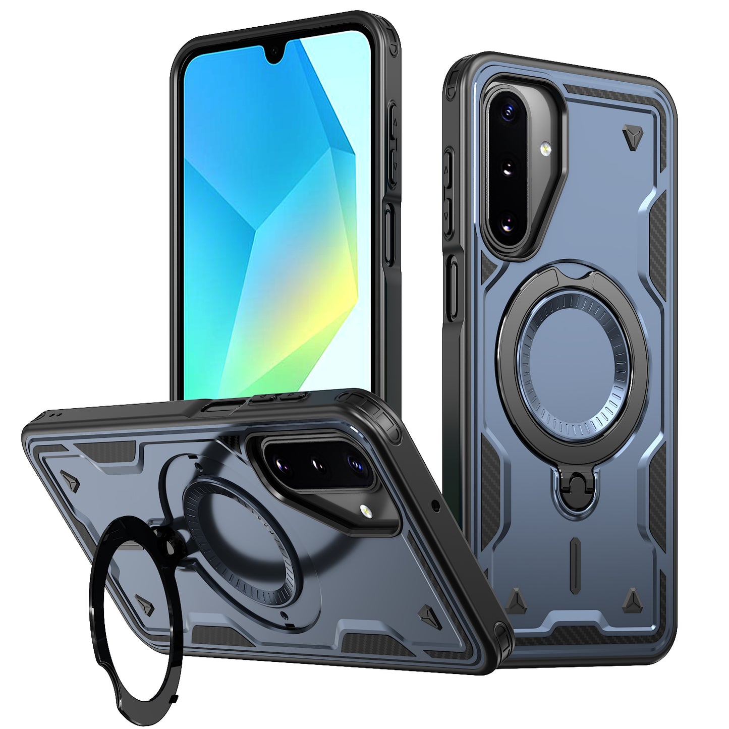 Metalic Ring Rugged Case  L02 Samsung A16/A17