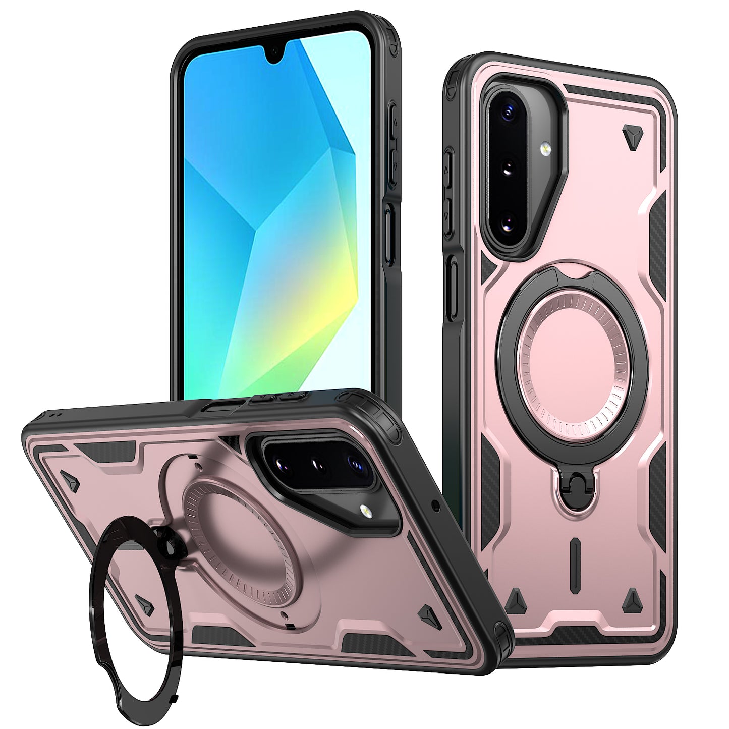 Metalic Ring Rugged Case  L02 Samsung A16/A17