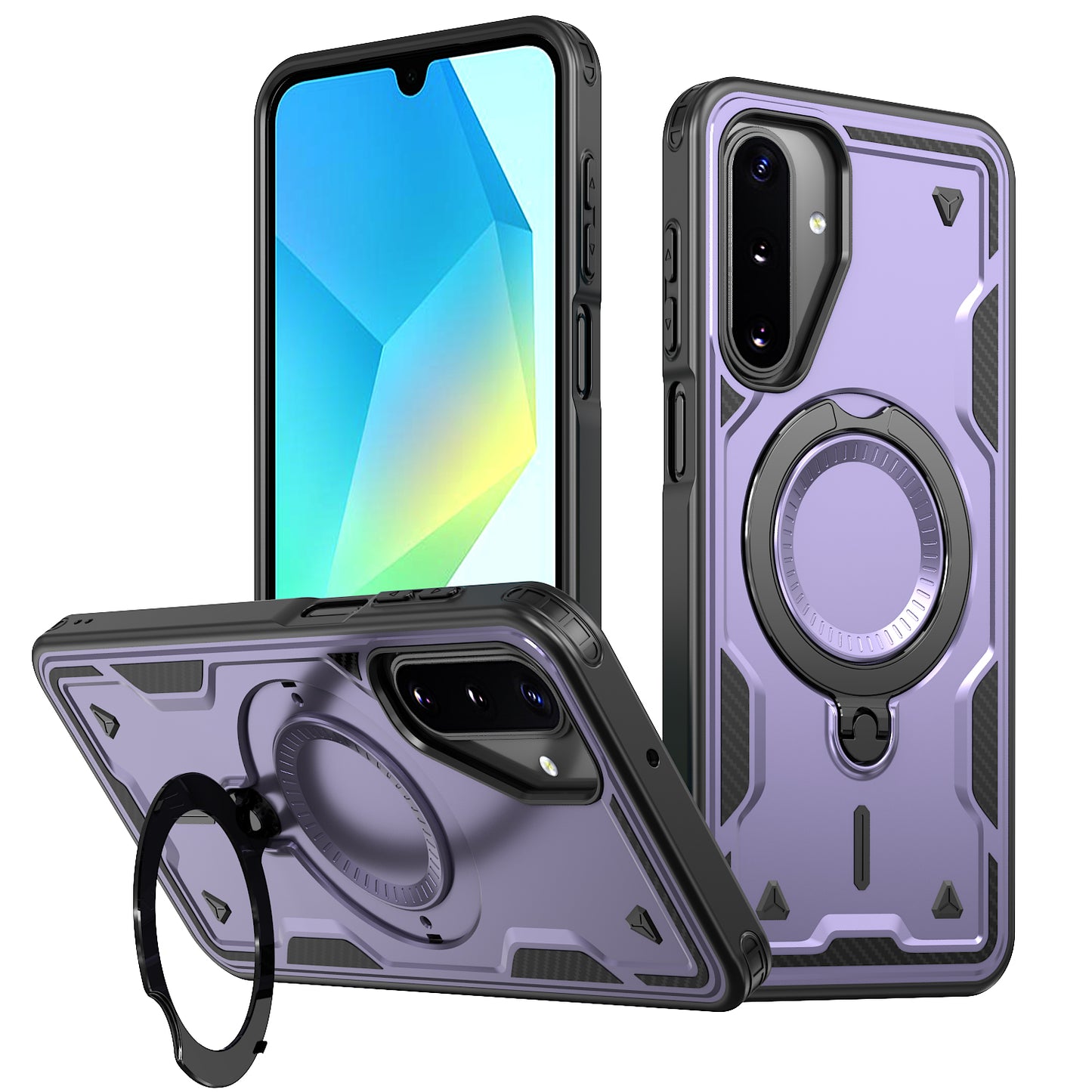 Metalic Ring Rugged Case  L02 Samsung A16/A17