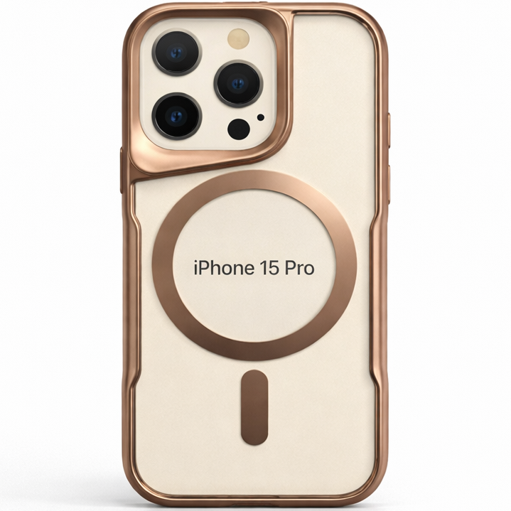 BOS Iphone 15 Pro Case - Gold