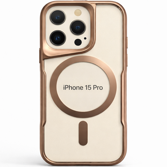 BOS Iphone 15 Pro Case - Gold