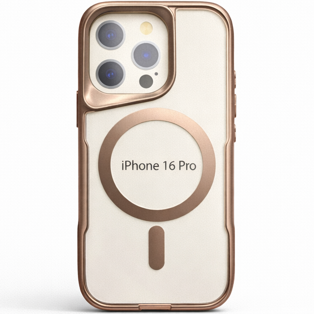 BOS Iphone 16 Pro Case- Gold