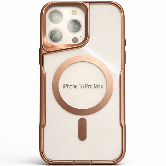 BOS Iphone 16 Pro Max Case- Gold