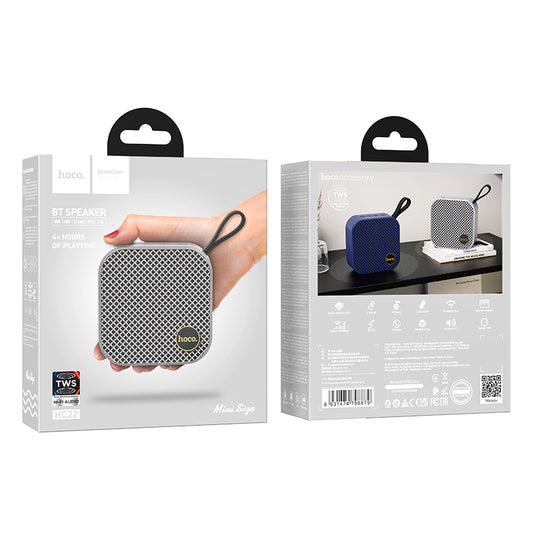 HOCO HC22 Auspicious sports BT speaker gray