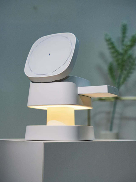 4 IN 1 Night Lamp Magnetic Wireless Charger White