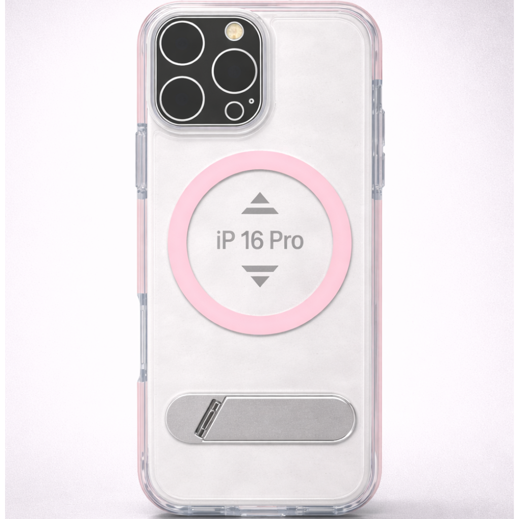 ClearKick iPhone 16 Pro Case Pink