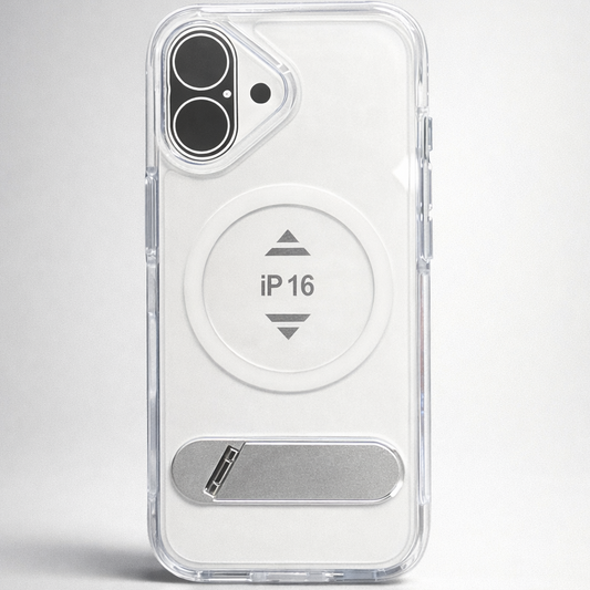 ClearKick iPhone 16 Case White