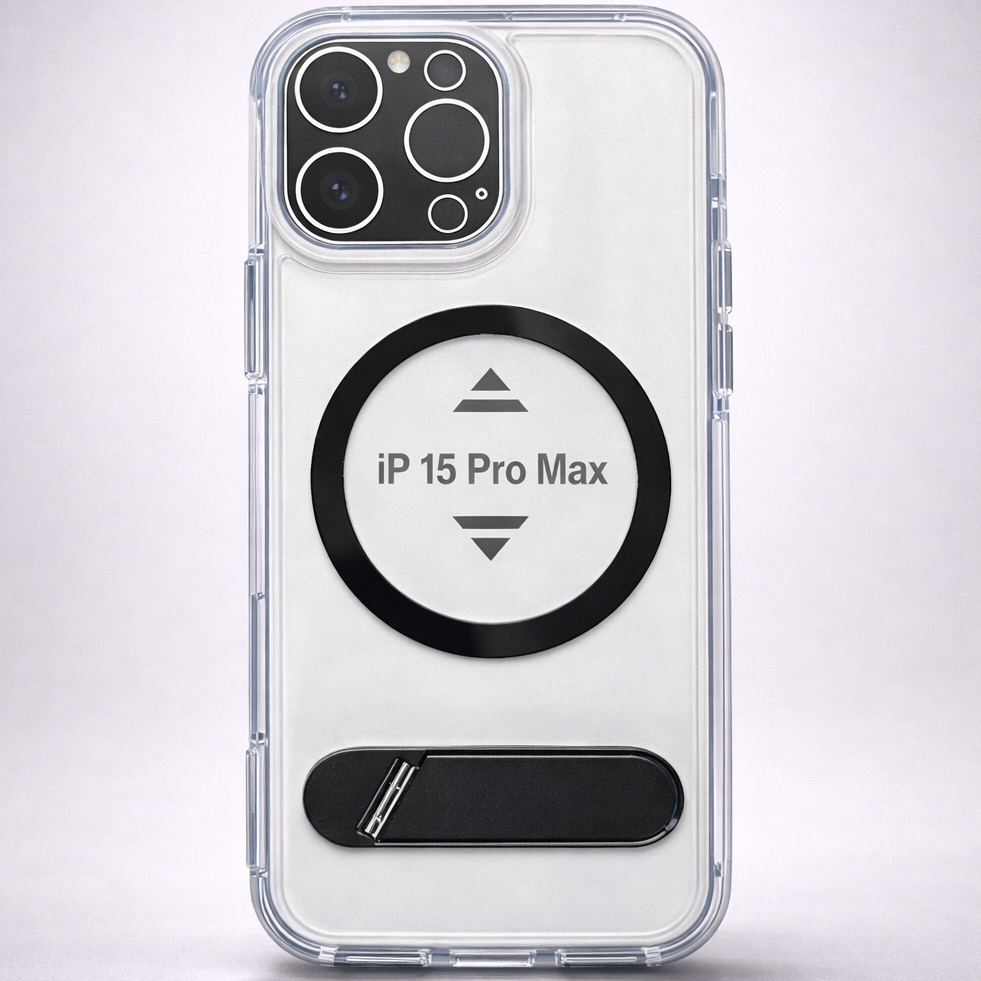 ClearKick iPhone 15 Pro Max Case Black