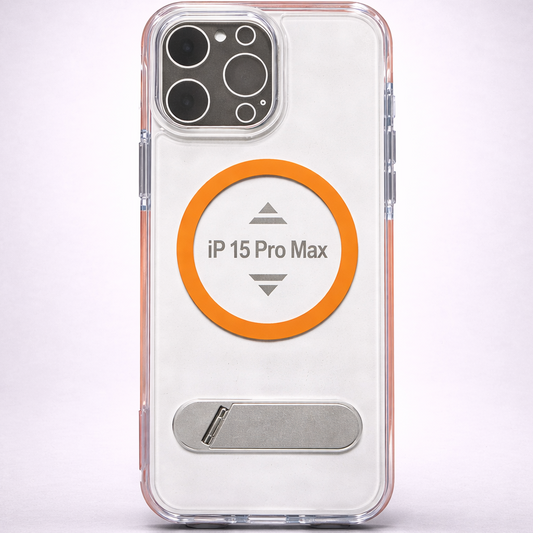 ClearKick iPhone 15 Pro Max Case Orange