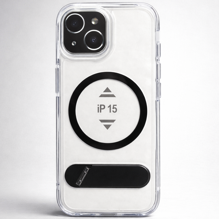 ClearKick iPhone 15 Case Black