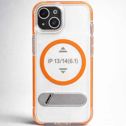 ClearKick iPhone 13/14 Case Orange