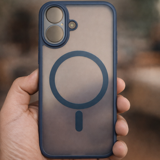 Super Strong Frosted Mag Blue iPhone 16 Case