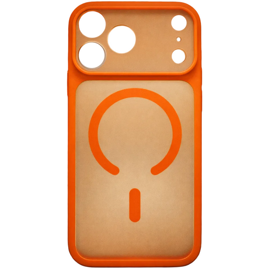 Super Strong Frosted Mag Orange iPhone 17 Pro Case