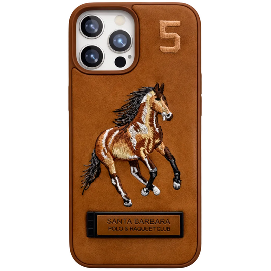 Stallion Leather Case for iPhone 13 Pro Max - Brown Horse