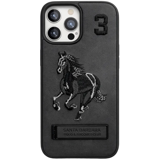 Stallion Leather Case iPhone 14 Pro Max - Dark Grey
