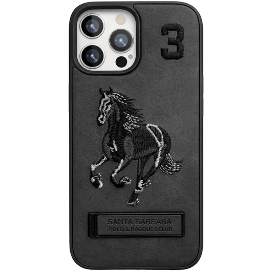 Stallion Leather Case iPhone 14 Pro - Grey