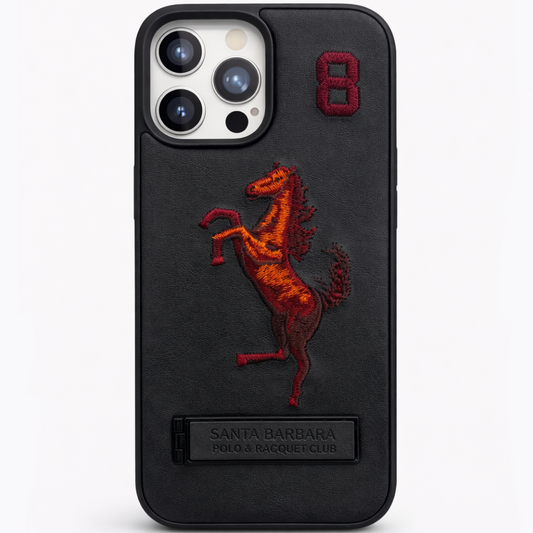 Stallion Leather Case iPhone 15 Pro Max - Black