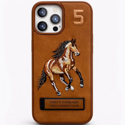 Stallion Leather Case iPhone 15 Pro - Brown
