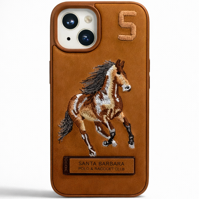 Stallion Leather Case iPhone 15 - Brown