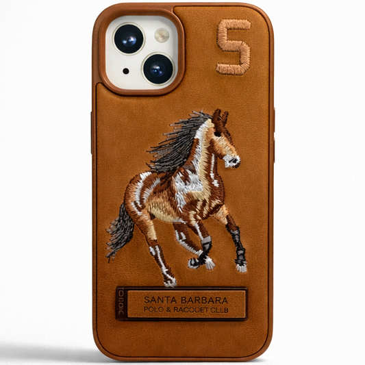 Stallion Leather Case iPhone 15 - Brown