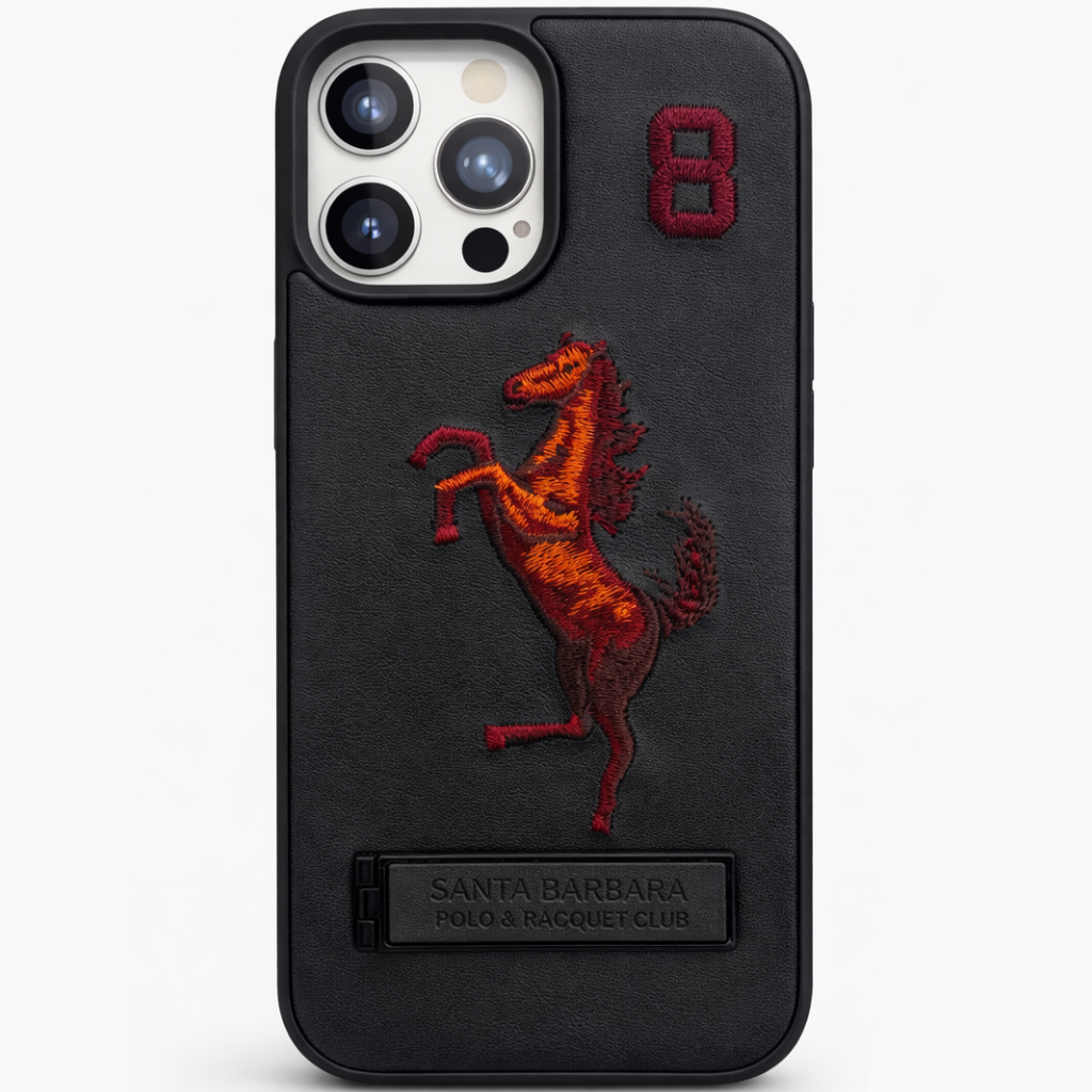 Stallion Leather Case iPhone 16 Pro Max - Black