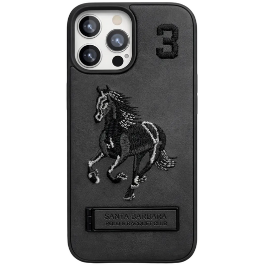 Stallion Leather Case iPhone 16 Pro Max - Grey
