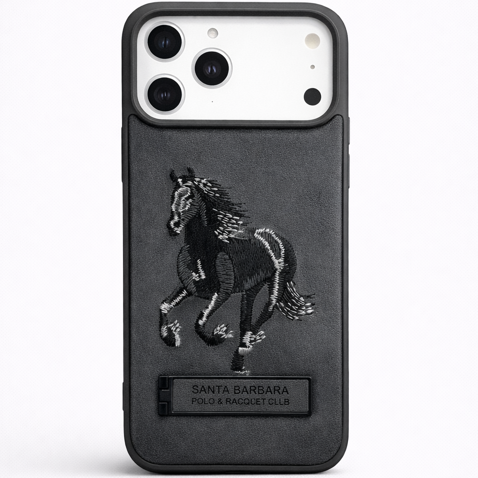 Stallion Leather Case iPhone 17 Pro Max - Grey