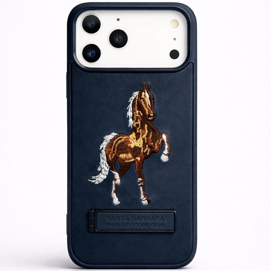 Stallion Leather Case iPhone 17 Pro - Blue