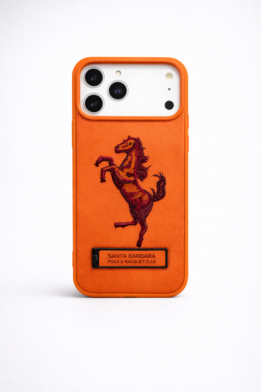 Stallion Leather Case iPhone 17 Pro - Orange