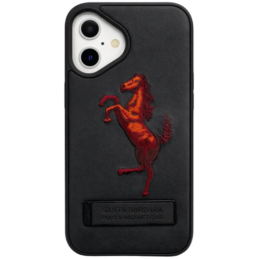 Stallion Leather Case iPhone 17 - Black