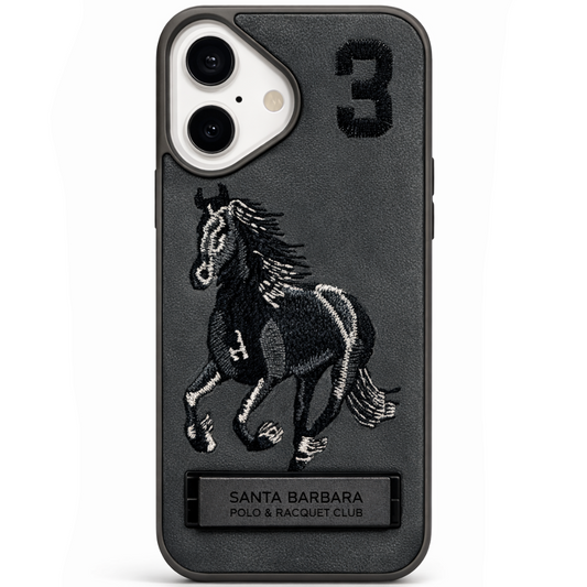 Stallion Leather Case iPhone 17 - Grey