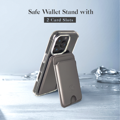 Levi Magnetic Card Stand Gray