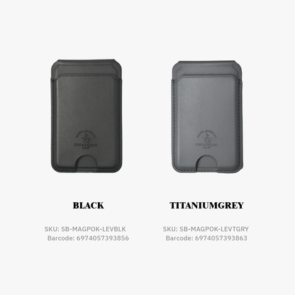 Levi Magnetic Card Stand Gray