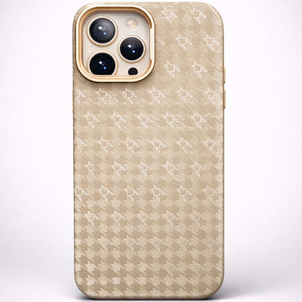 Nior Iphone 15 pro max light brown case