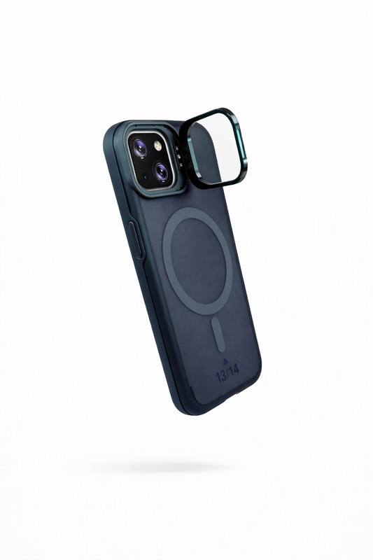 Dual Layer Camera Stand Case for iPhone 13/14 - Black