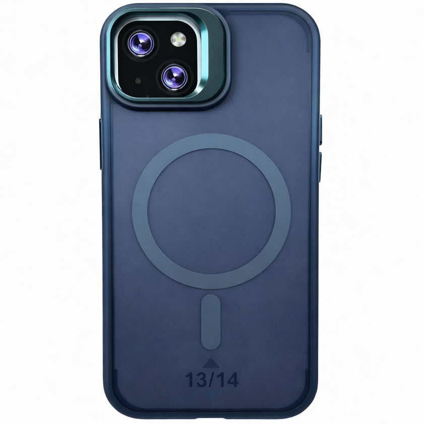 Dual Layer Camera Stand Case for iPhone 13/14 - Black