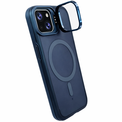 Dual Layer Camera Stand Case iPhone 13 Pro Max - Pacific Blue Edition