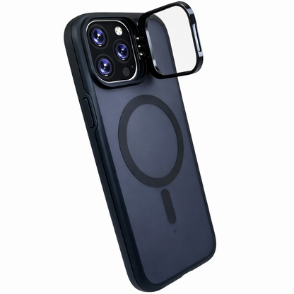 Dual Layer Camera Stand Case iPhone 13 Pro Max - Stealth Black Edition