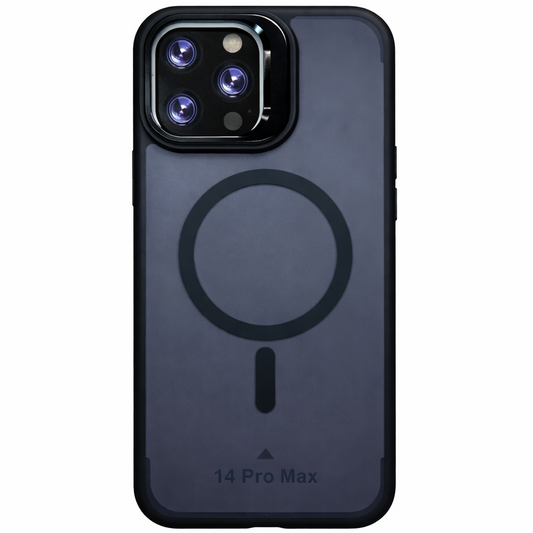 Dual Layer Camera Stand Case for iPhone 14 Pro Max - Black