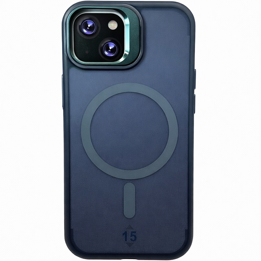 Dual Layer Camera Stand Case for iPhone 15 Green