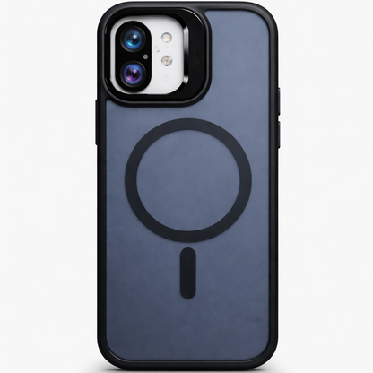 Dual Layer Camera Stand Case for iPhone 16 - Black