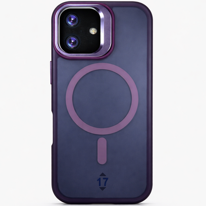 Dual Layer Camera Stand Case for iPhone 17 - Purple
