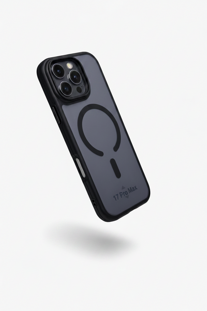 Dual Layer Camera Stand Case for iPhone 17 Pro Max - black