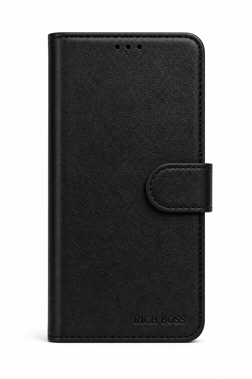 RichBoss Leather Folio Case for Google Pixel 9 / 9 Pro - Black