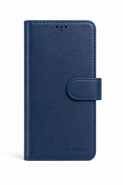 RichBoss Leather Folio Case for Google Pixel 9 Pro XL - Blue