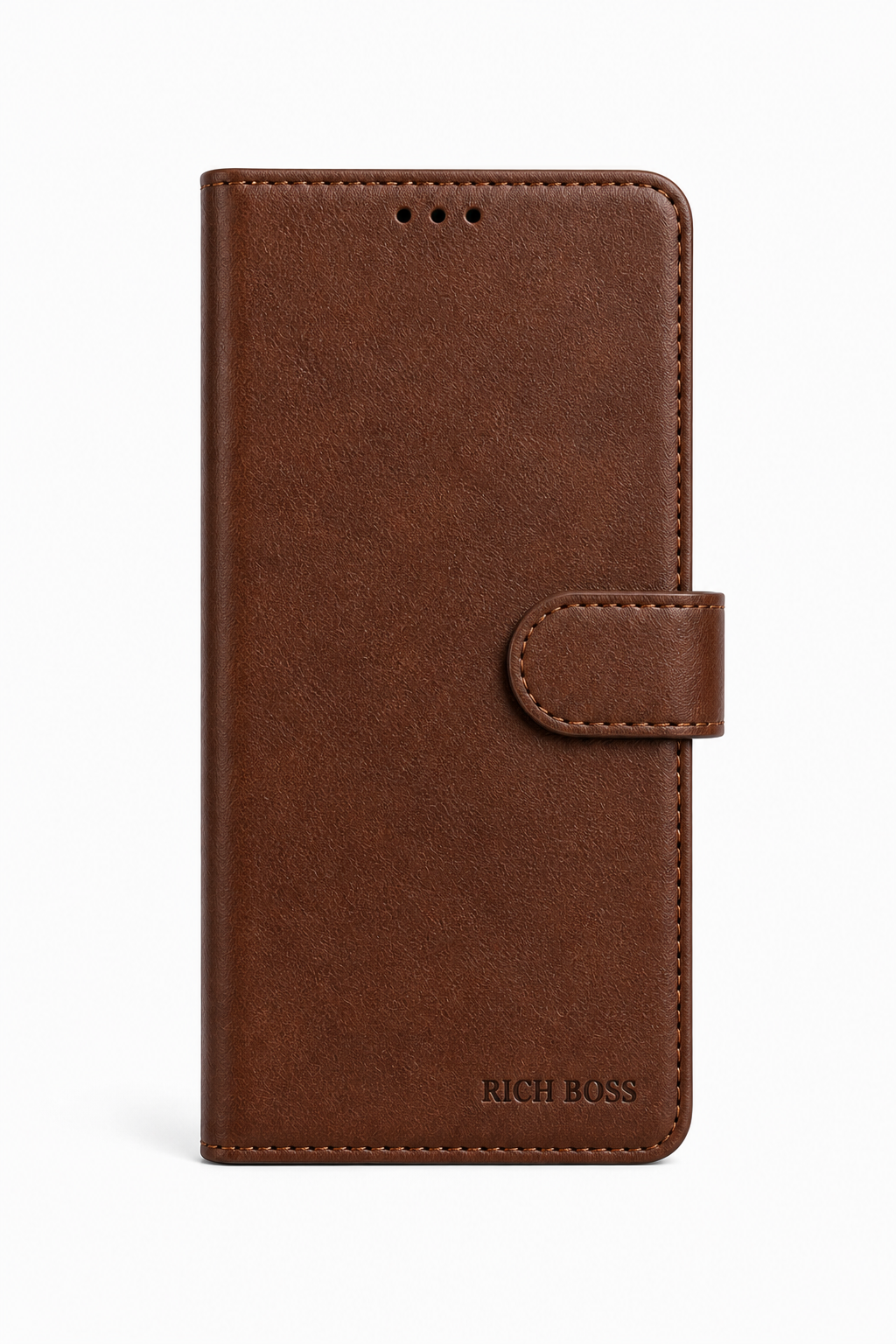 RichBoss Leather Folio Case for Google Pixel 9 Pro XL - Brown
